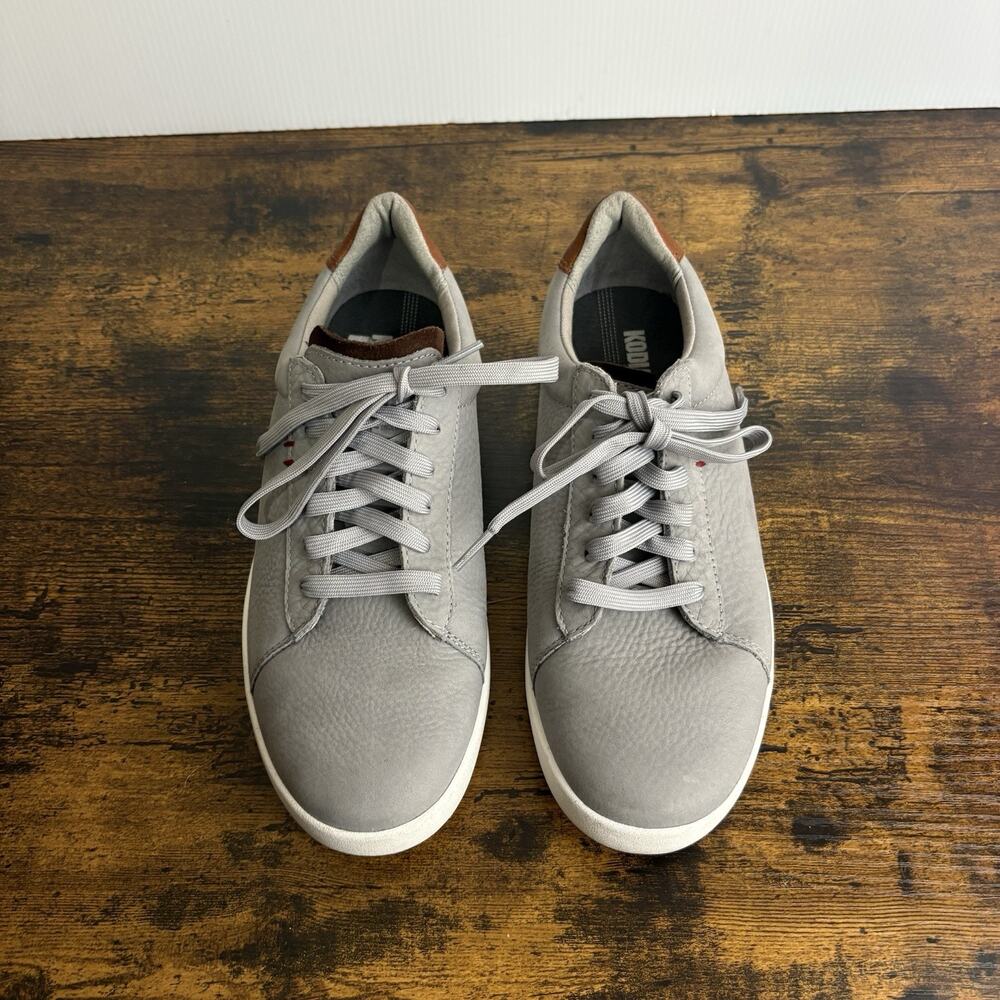 Kodiak Carling Leather‎ Sneaker Womens Sz 8.5 Gray Lined Traction Casual